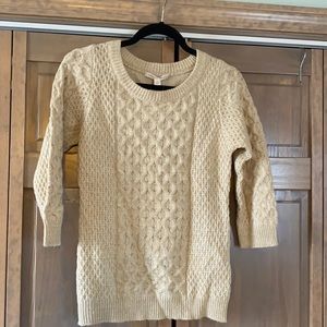 Tan 3 quarters sleeve